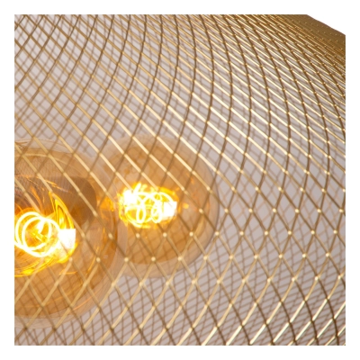MESH - Lampa wisząca - Ø 88 cm - 3xE27 - Matt Gold / Brass 21423/88/02 Lucide